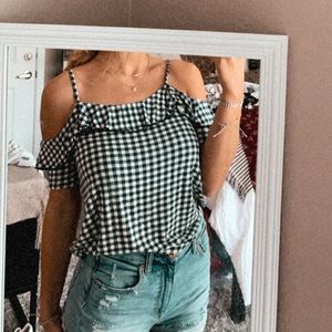 Tank top off shoulder